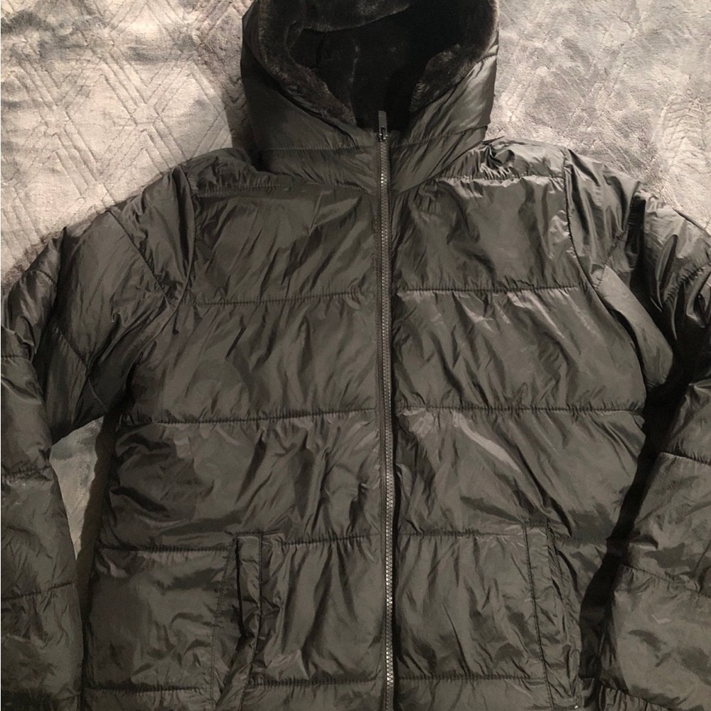 Abercrombie Kids Black Puffer Jacket